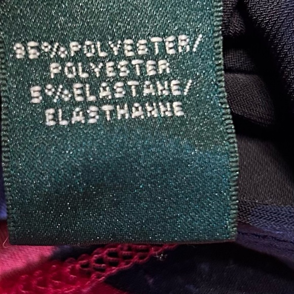 Ralph Lauren Striped Red and Navy Sleeveless Maxi Dress - Picture 5 of 5